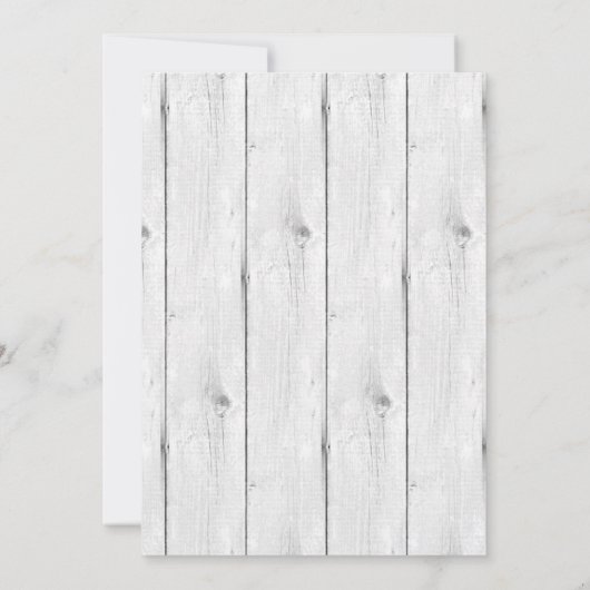 Waterverf | Elegante bruiloft Kaart (Achterkant)