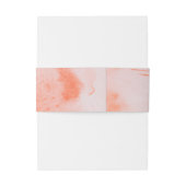 waterverf elegante bruiloft uitnodigingen wikkel (Achterkant Voorbeeld)