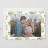 Waterverf | Elegante Engagement Party Kaart (Achterkant)