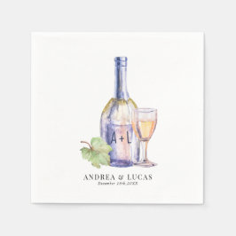 Waterverf | Elegante Engagement Party Servet