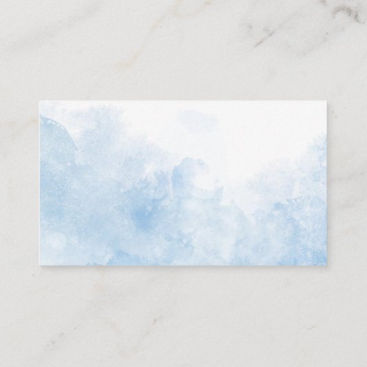 Waterverf elegante Kleine cowboy Rodeo Country ba Informatiekaartje (Achterkant)