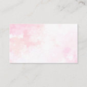 Waterverf elegante Kleine cowgirl Rodeo country ba Informatiekaartje (Achterkant)