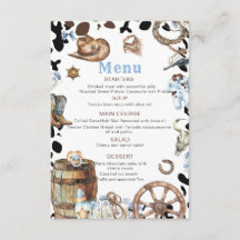 Waterverf elegante Little Cowboy Rodeo Country bab