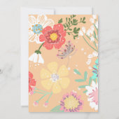 Waterverf Elegante Moeder is Dag brunch Baby showe Kaart (Achterkant)