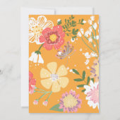 Waterverf Elegante Moeder is Dag brunch Baby showe Kaart (Achterkant)