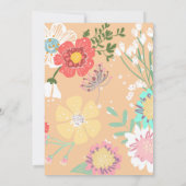 Waterverf Elegante Moeder is Dag brunch Baby showe Kaart (Achterkant)