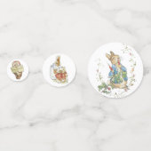 Waterverf elegante Peter Rabbit wildflower baby's Confetti (Voorkanten)