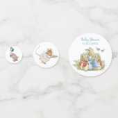 Waterverf elegante Peter Rabbit wildflower baby's Confetti (Achterkanten)