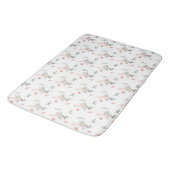 Waterverf Elegante Roze Rozen Badmat (Gekanteld)