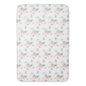 Waterverf Elegante Roze Rozen Badmat (Voorkant Verticaal)