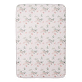 Waterverf Elegante Roze Rozen Badmat (Voorkant Verticaal)