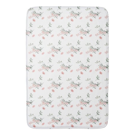 Waterverf Elegante Rozen Badmat (Voorkant Verticaal)