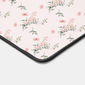 Waterverf Elegante Rozen met Vlinders Bureaumat (Hoek)