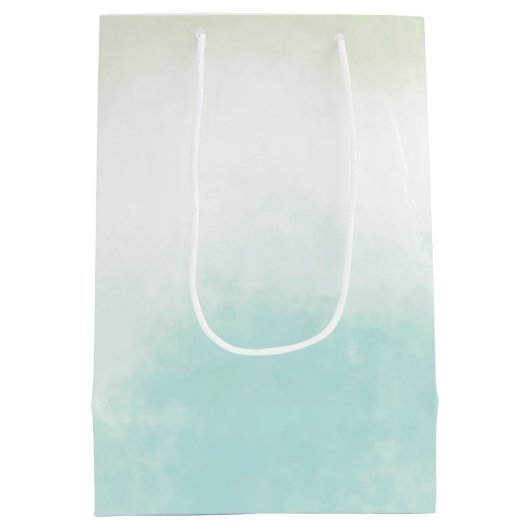 Waterverf Elegante Wildflower Peter Rabbit baby s Medium Cadeauzakje (Achterkant)