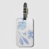 Waterverf elegantie bagagelabel (Voorkant (verticaal))