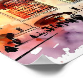 Waterverf Elegantie: Grand Central Terminal Poster (Hoek)