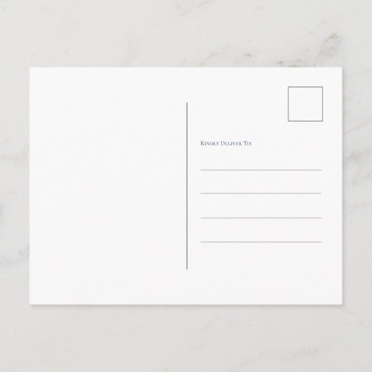 Waterverf Elephant Baby shower Briefkaart (Achterkant)