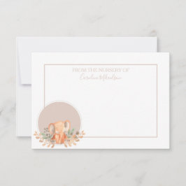 Waterverf Elephant Boho Safari Bedankkaart