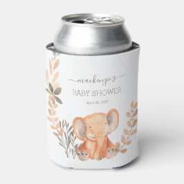 Waterverf Elephant Boho Safari Party Favor Blikjeskoeler