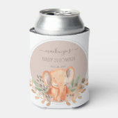 Waterverf Elephant Boho Safari Party Favor Blikjeskoeler (Blikje Voorkant)