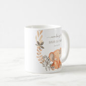 Waterverf Elephant Boho Safari Party Favor Koffiemok (Voorkant rechts)