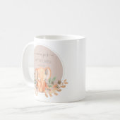 Waterverf Elephant Boho Safari Party Favor Koffiemok (Voorkant links)