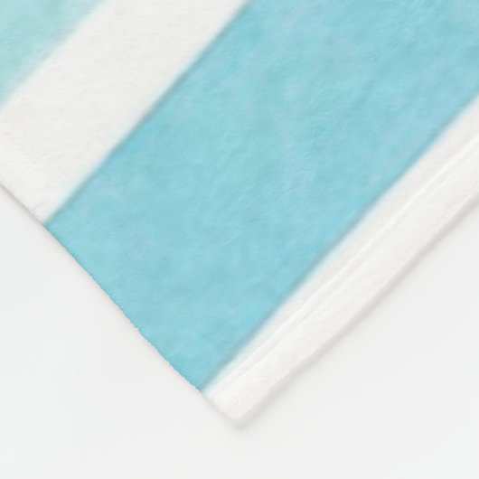 Waterverf Elephant en Stripes op maat Fleece Deken (Hoek)