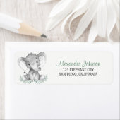 Waterverf Elephant Etiket (Insitu)