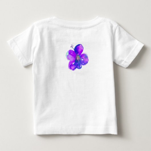 Waterverf Elephant Hibiscus  (Achterkant)