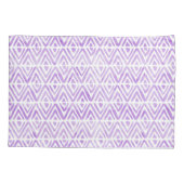 Waterverf Elephant Shibori Primitive Chevron Kussensloop (Achterkant)