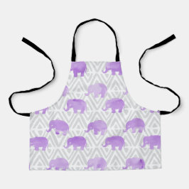 Waterverf Elephant Shibori Primitive Chevron Schort