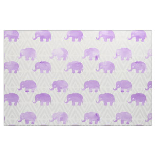 Waterverf Elephant Shibori Primitive Chevron Stof