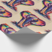 Waterverf Elephant Wrapping Paper Cadeaupapier (Hoek)