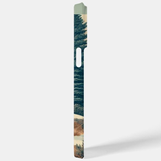 Waterverf Elk AI Art iPhone / iPad case (Achterkant / Rechts)