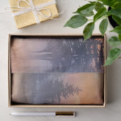 Waterverf Elk bij Sunrise Decoupage Tissuepapier (Geschenk)