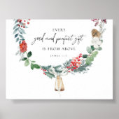 Waterverf: elk geschenk komt van boven de kerst poster (Voorkant)