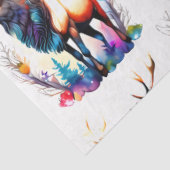 Waterverf Elk Weefselpapier Tissuepapier (Detail)