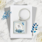 Waterverf Emerly Floral Wedding Sleutelhanger