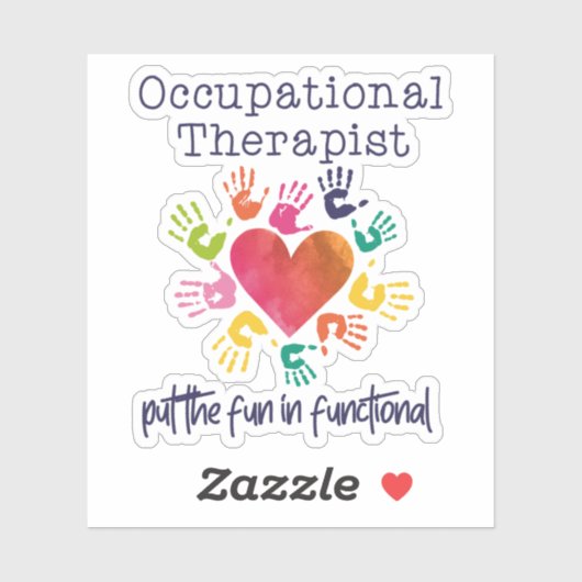 Waterverf- en beroepsmatige therapie sticker (Vel)