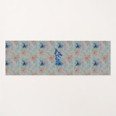 Waterverf en bloemen  yogamat (Voorkant (horizontaal))