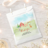 Waterverf- en boerderijdieren Hartelijk dank Bedankzakje (Geknipt)