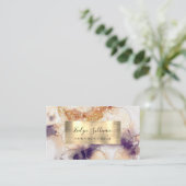 Waterverf en Folie Visitekaartje (Staand voorkant)