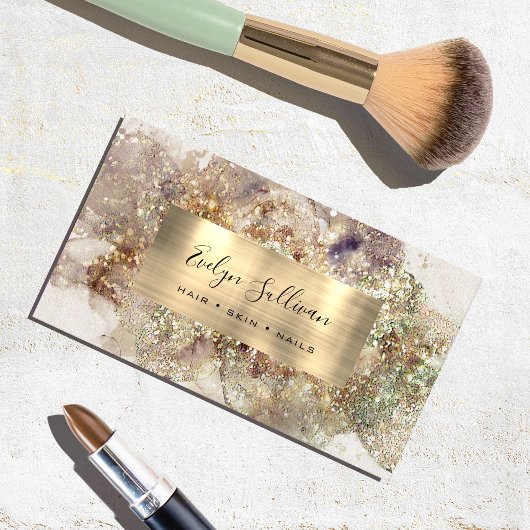 Waterverf en Folie Visitekaartje