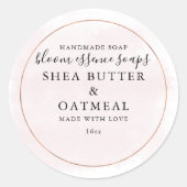 Waterverf en Folie | Zeep Sticker (Voorkant)