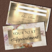 Waterverf- en Gold Foil-Benoemingskaart Visitekaartje