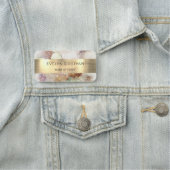 Waterverf- en Gold Foil-label Naamplaatje (In situ)