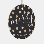 Waterverf en goud | Keramisch Ornament (Rechts)