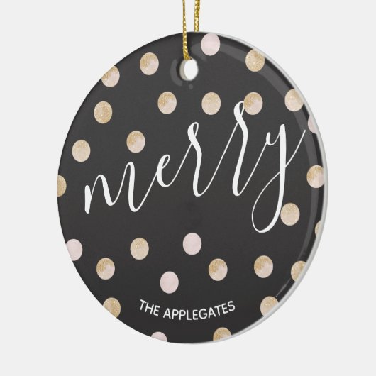 Waterverf en goud | Keramisch Ornament (Links)