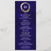 Waterverf en Goud Modern Custom Menu (Voorkant)