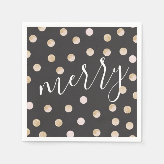 Waterverf en goud | Servet (Voorkant)